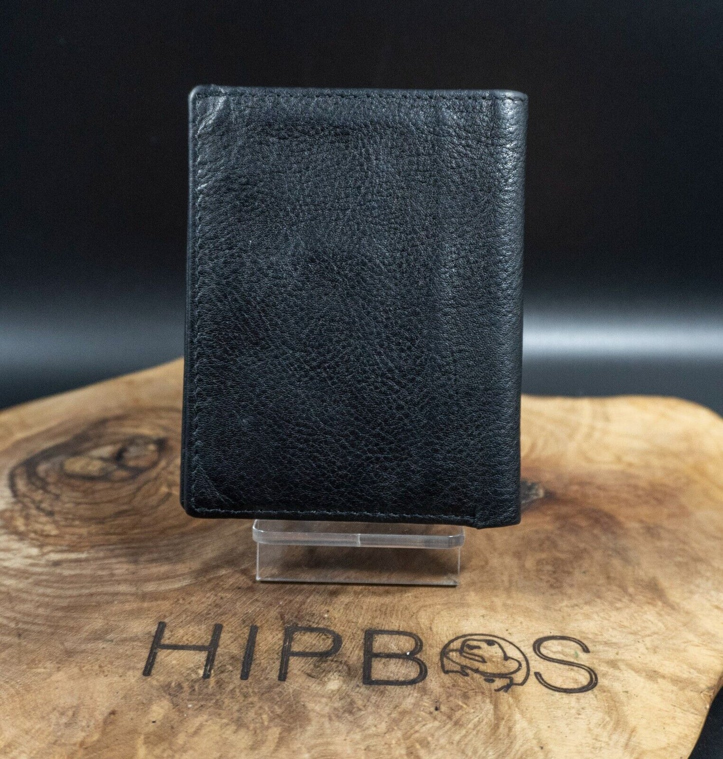 House of Sajaco Mens Wallet Bifold Odinis RFID kortelės piniginės laikiklis juodas