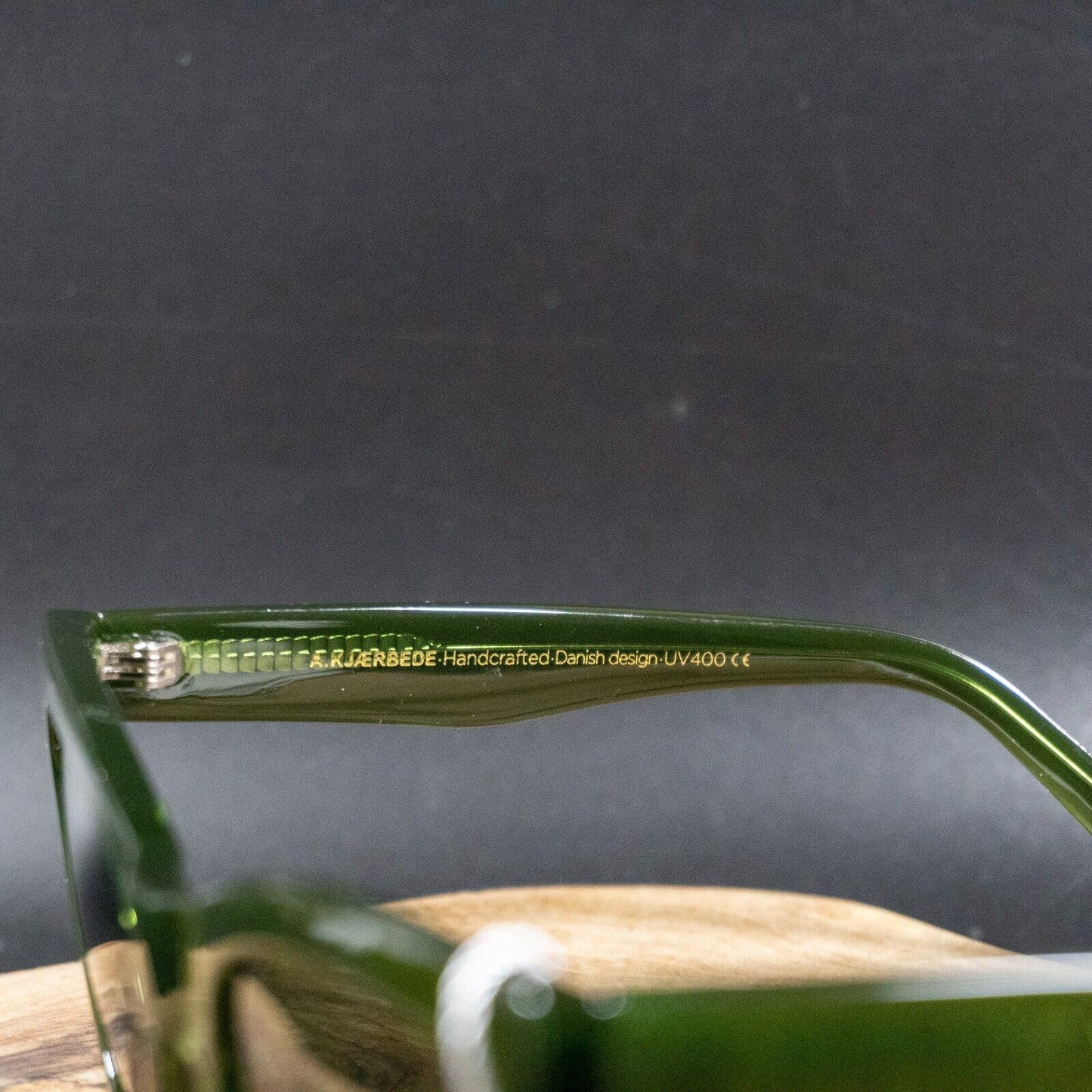 A. Kjaerbede Womens Sunglasses Big Kanye KL2103-005 Green Frame Green Lenses - VintageThing