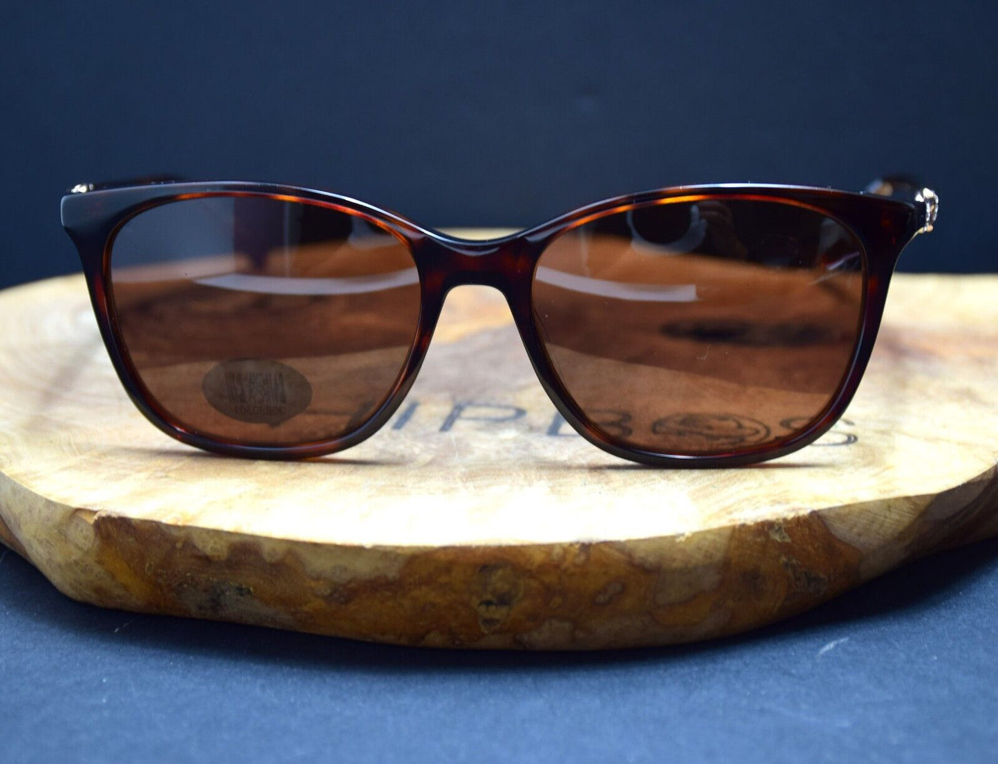 Aurora Womens Sunglasses Fiona Sun Rx Sunglasses Brown Frame Brown Lenses - VintageThing