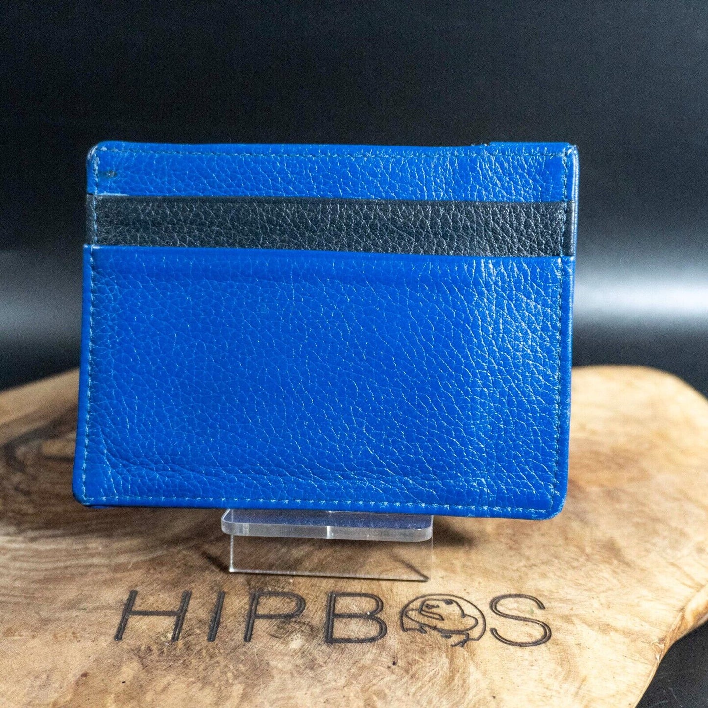 Au Printemps Paris Mens Womens Card Holder Wallet Blue