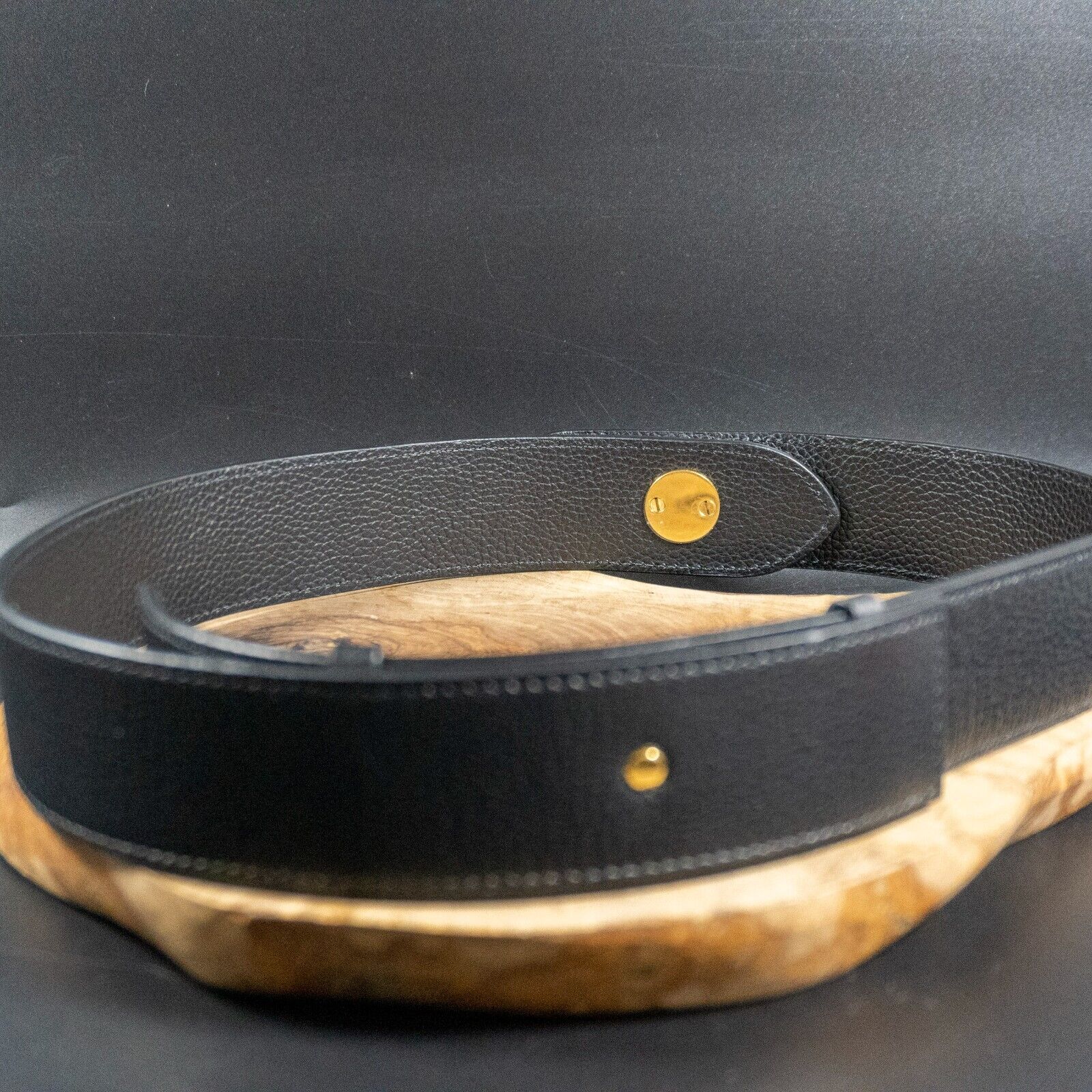 Mulberry Womens Belt Darley Waist Belt Leather Belt Black Authentic Size S - VintageThing