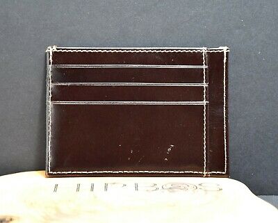 Legend Mens Leather Card Wallet Holder Brown