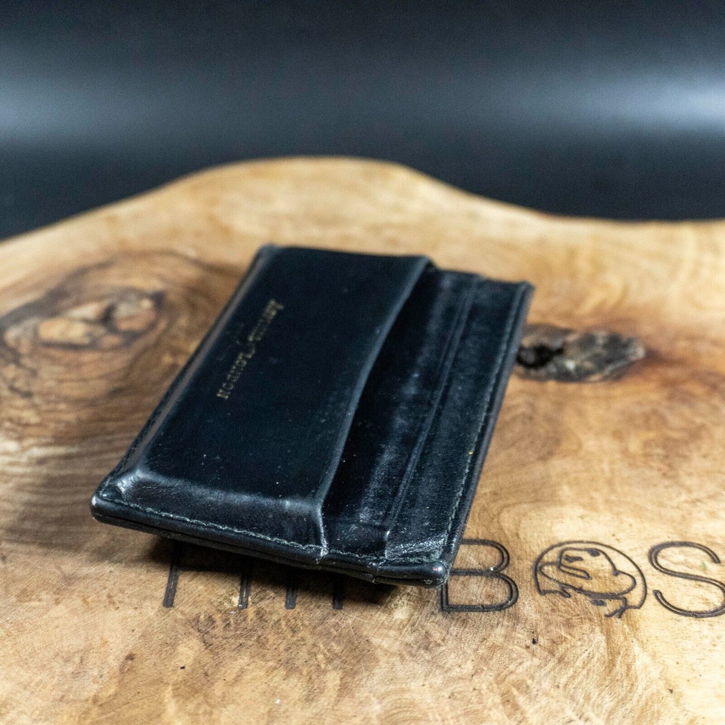 Aspinal of London Mens Wallet Leather Card Holder Wallet Black