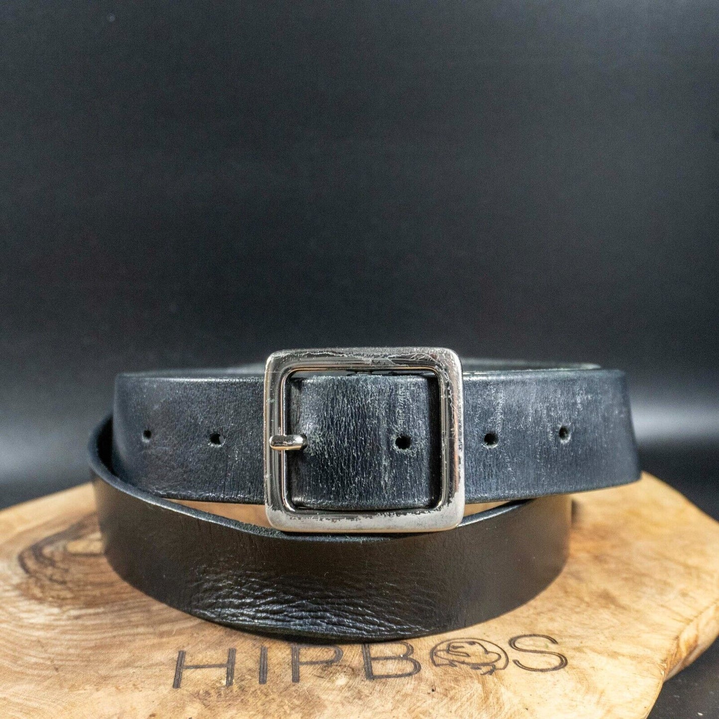 Marks and Spencer M&S Womens Belt Leather Jeans Belt Black Size Small