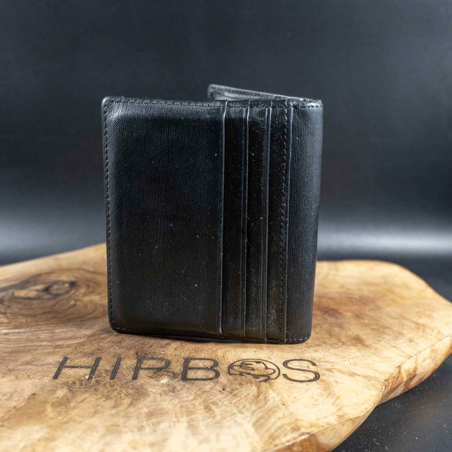 Braun Buffel Mens Bifold Leather Wallet Card Wallet Black