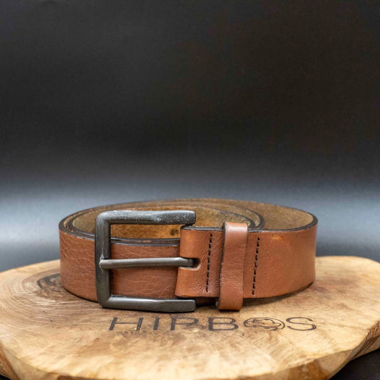 Dockers Mens Belt Vintage Leather Jeans Belt Brown Size 32