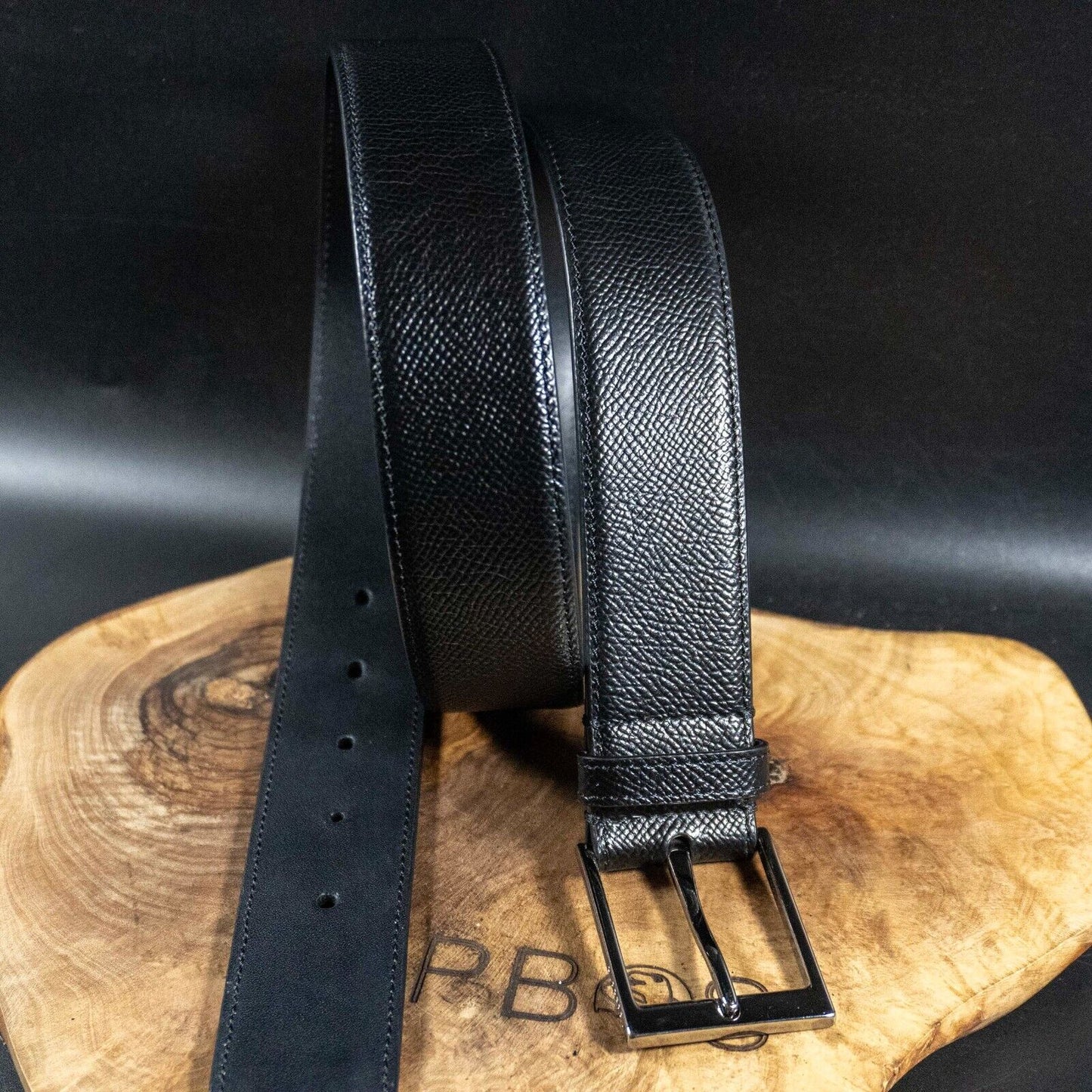 Burberry Mens Belt Leather Belt Jeans Belt Authentic Size 36