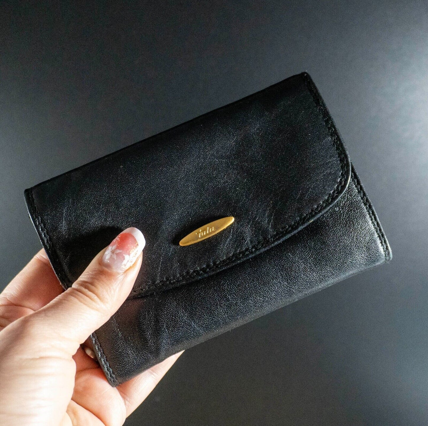 Tula Womens Wallet Purse Clutch Purse Wallet Medium Black