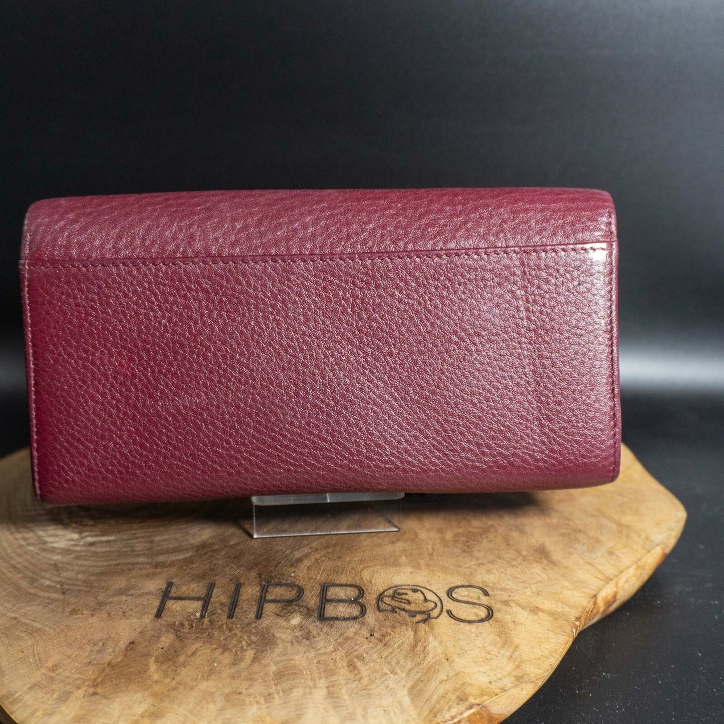 VerMari Womens Purse Wallet Snap Closure Wallet Large Size Wine Red