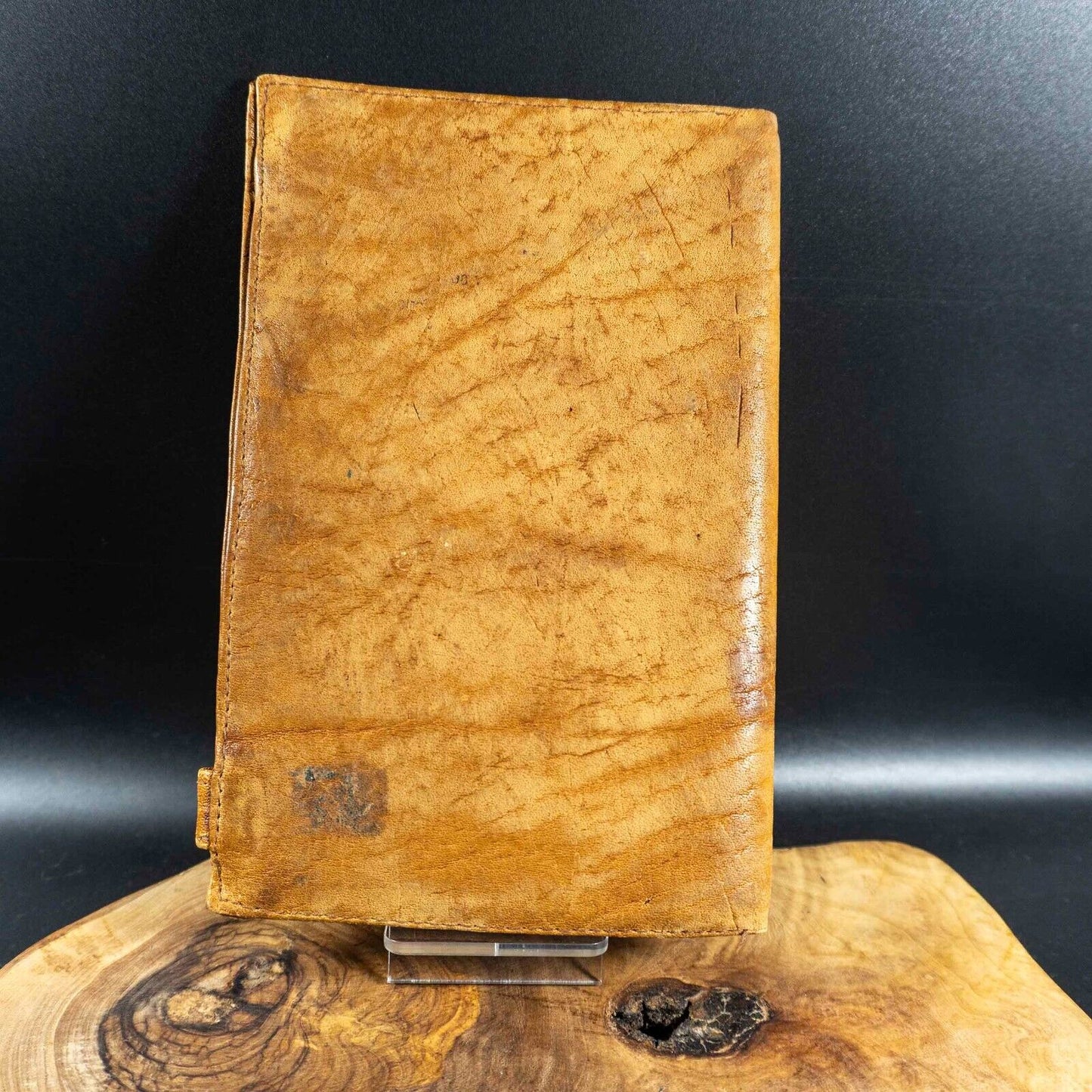 Vintage Handmade Travel Document Wallet Leather Document Pouch Brown