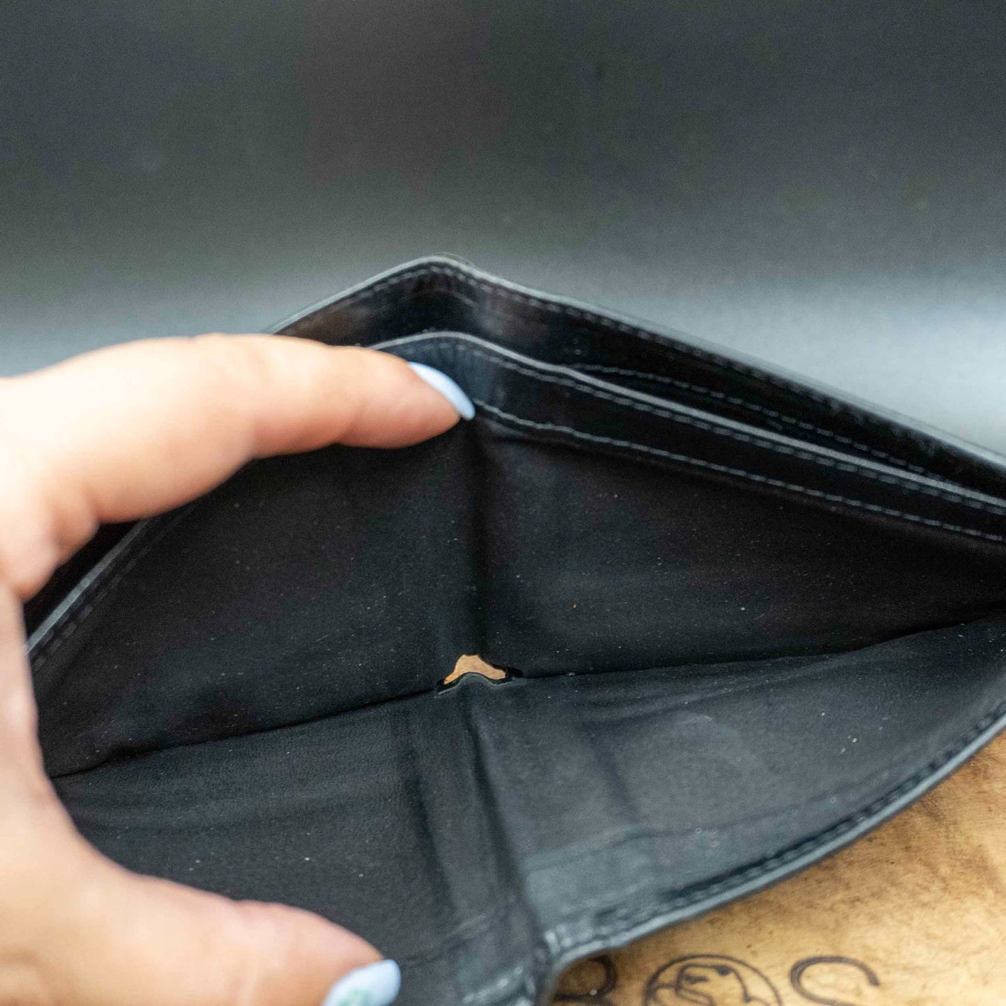 Aspinal of London Mens Wallet Vintage Leather Bifold Card Wallet Black
