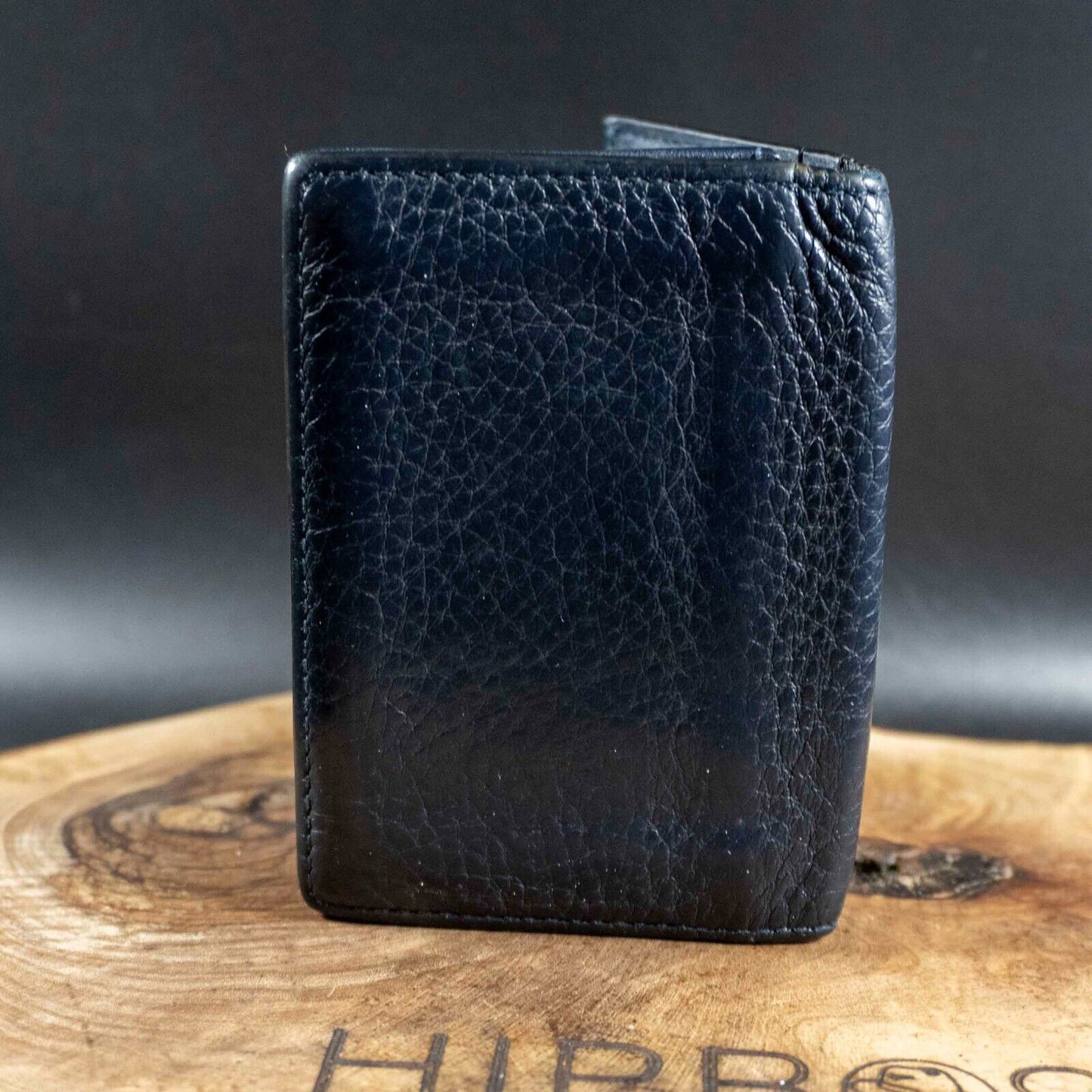 Hugo Boss Mens Wallet Case Bifold Leather Business Card Wallet Card Wallet Blue