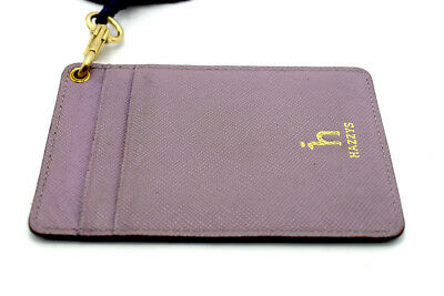 Authentic Hazzys Womens Cards Holder Wallet Two Tone with Leather Lanyard