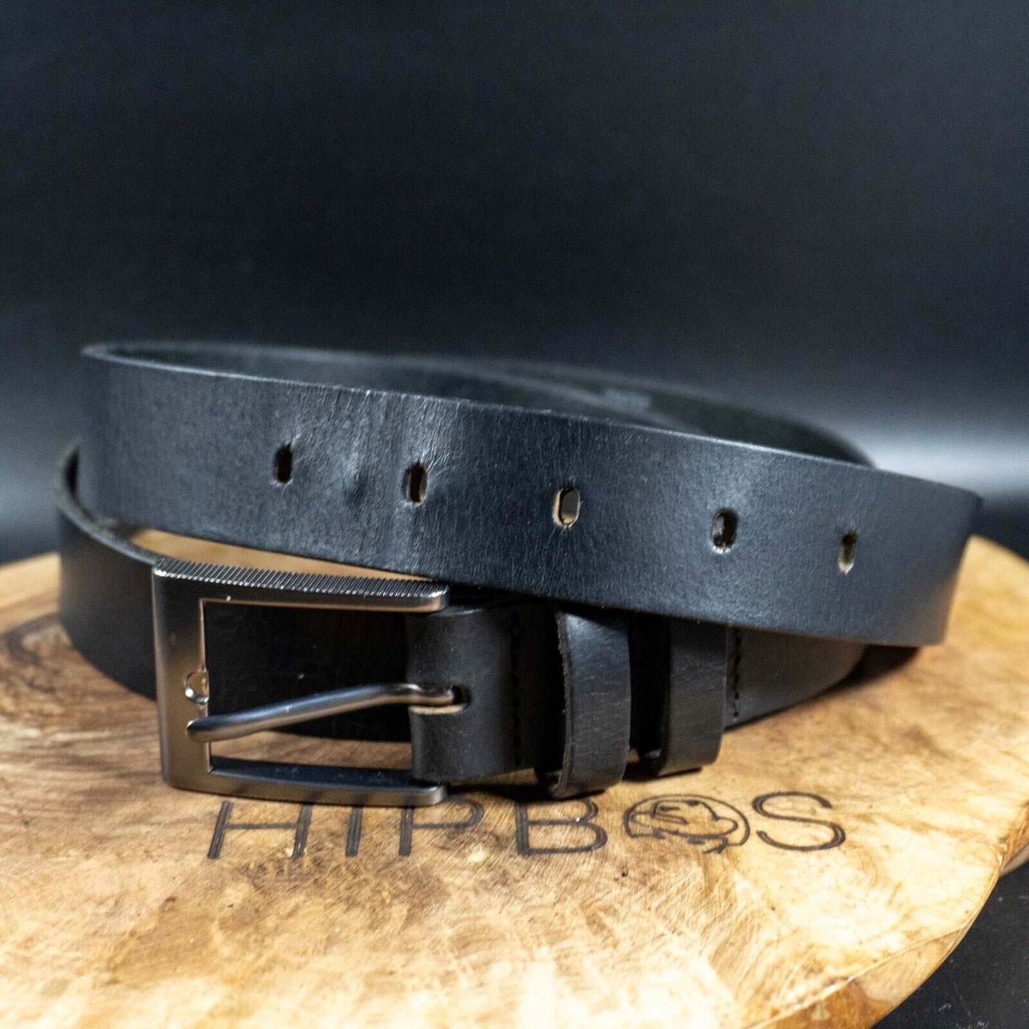 Next Mens Belt Leather Jeans Belt Black Size M 32 - 34