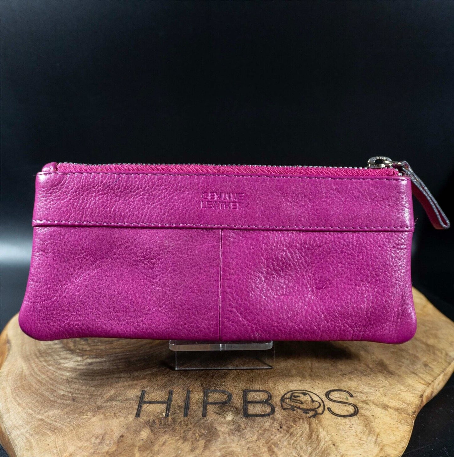 Osprey By Graeme Ellisdon Womens Leather Pouch Wallet Purse Medium Pink