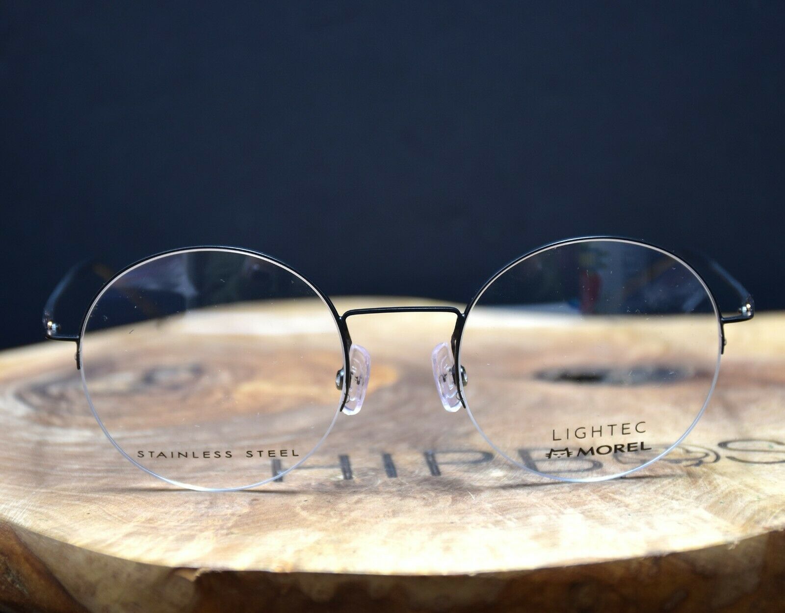 Lightec by Morel Round Eyeglasses Optical Frames Glasses Spectacles 30155L NP12 - VintageThing