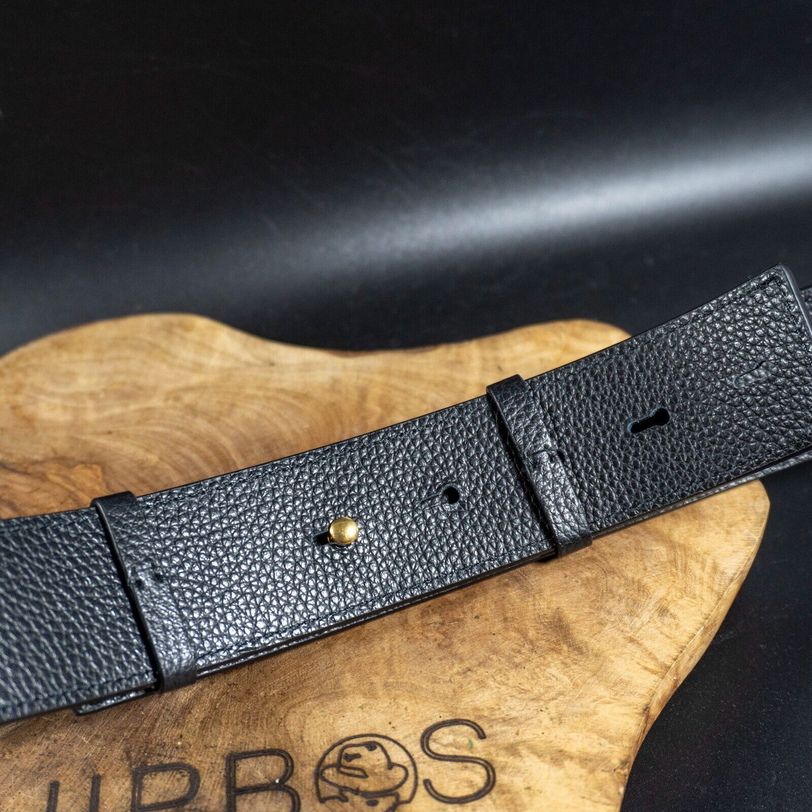 Mulberry Womens Belt Darley Waist Belt Leather Belt Black Authentic Size S - VintageThing