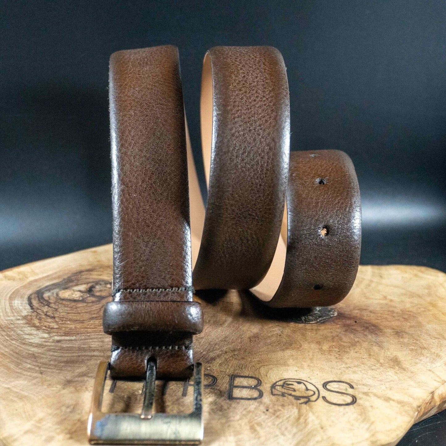 Next Signature Mens Belt Classic Leather Jeans Belt Brown Size S 29-31