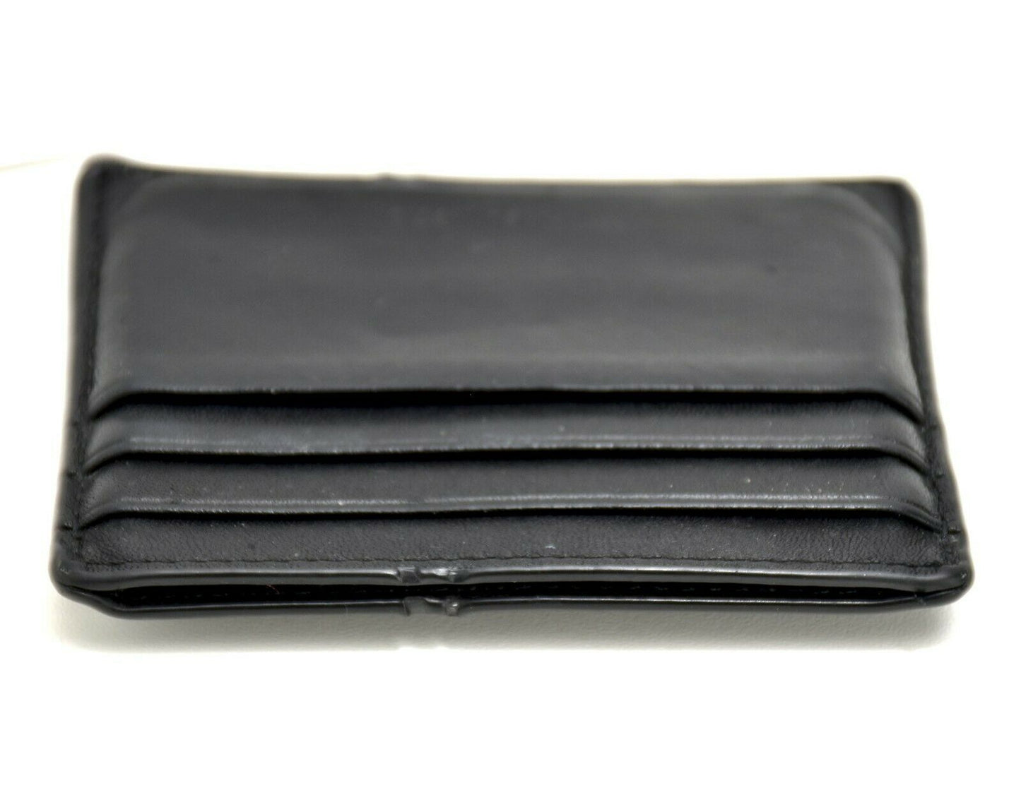 Authentic Michael Kors Mens Leather Card Wallet Holder Black