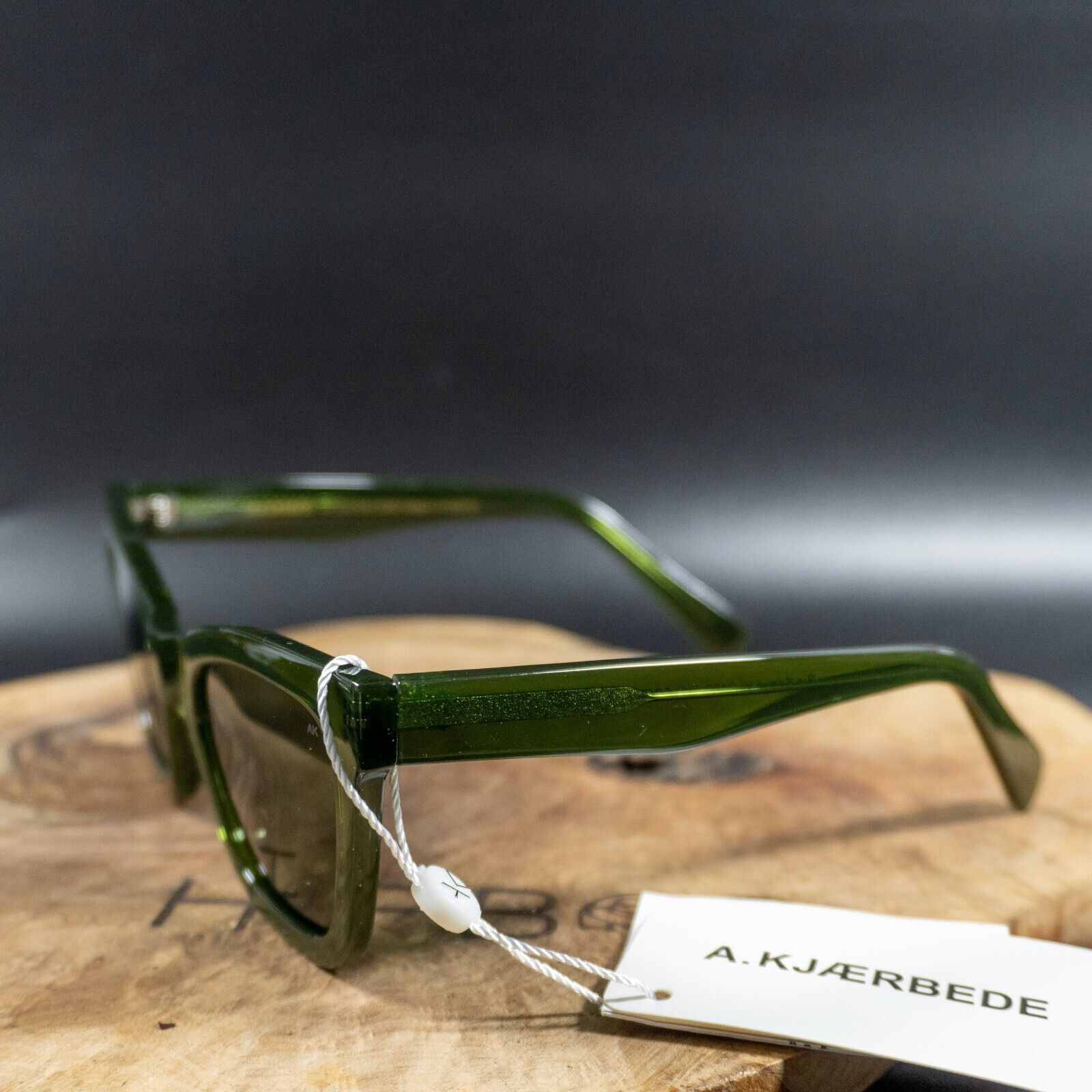 A. Kjaerbede Womens Sunglasses Big Kanye KL2103-005 Green Frame Green Lenses - VintageThing