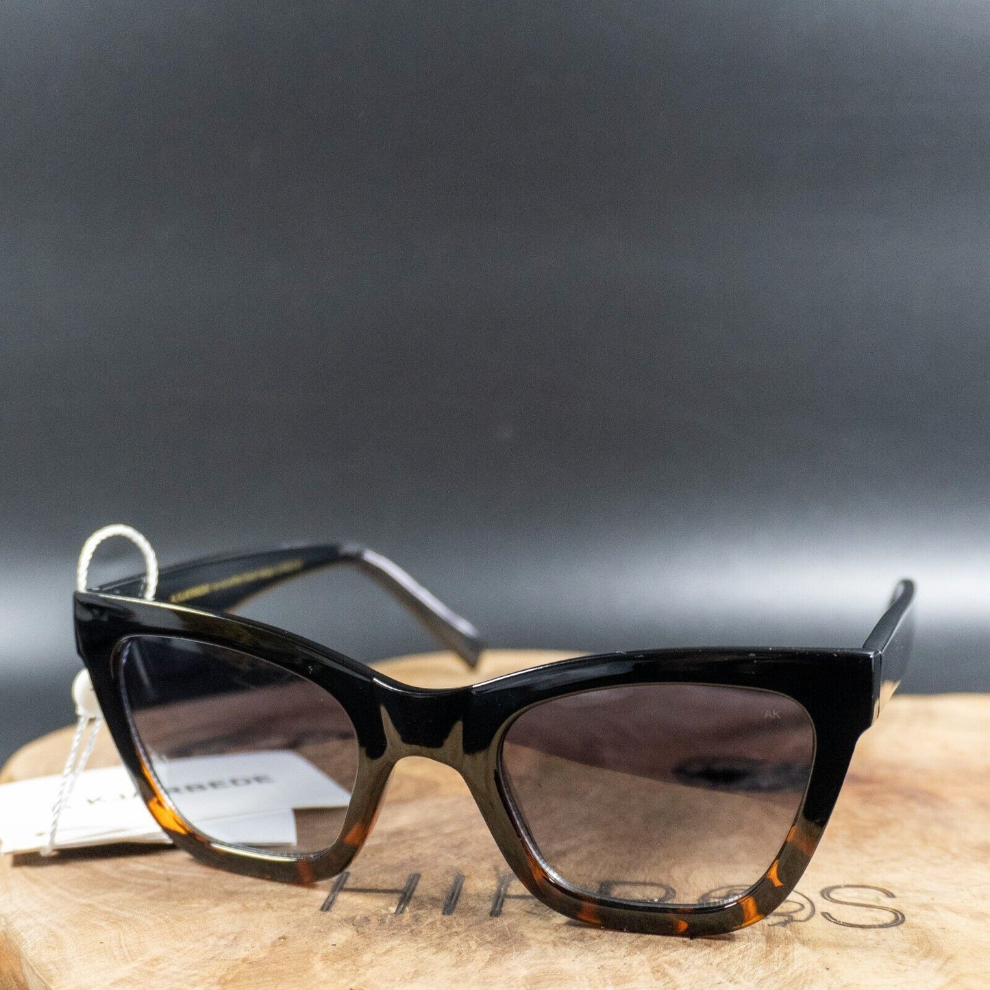 A. Kjaerbede Womens Sunglasses Big Kanye KL2103-004 Black Frame Black Lenses - VintageThing