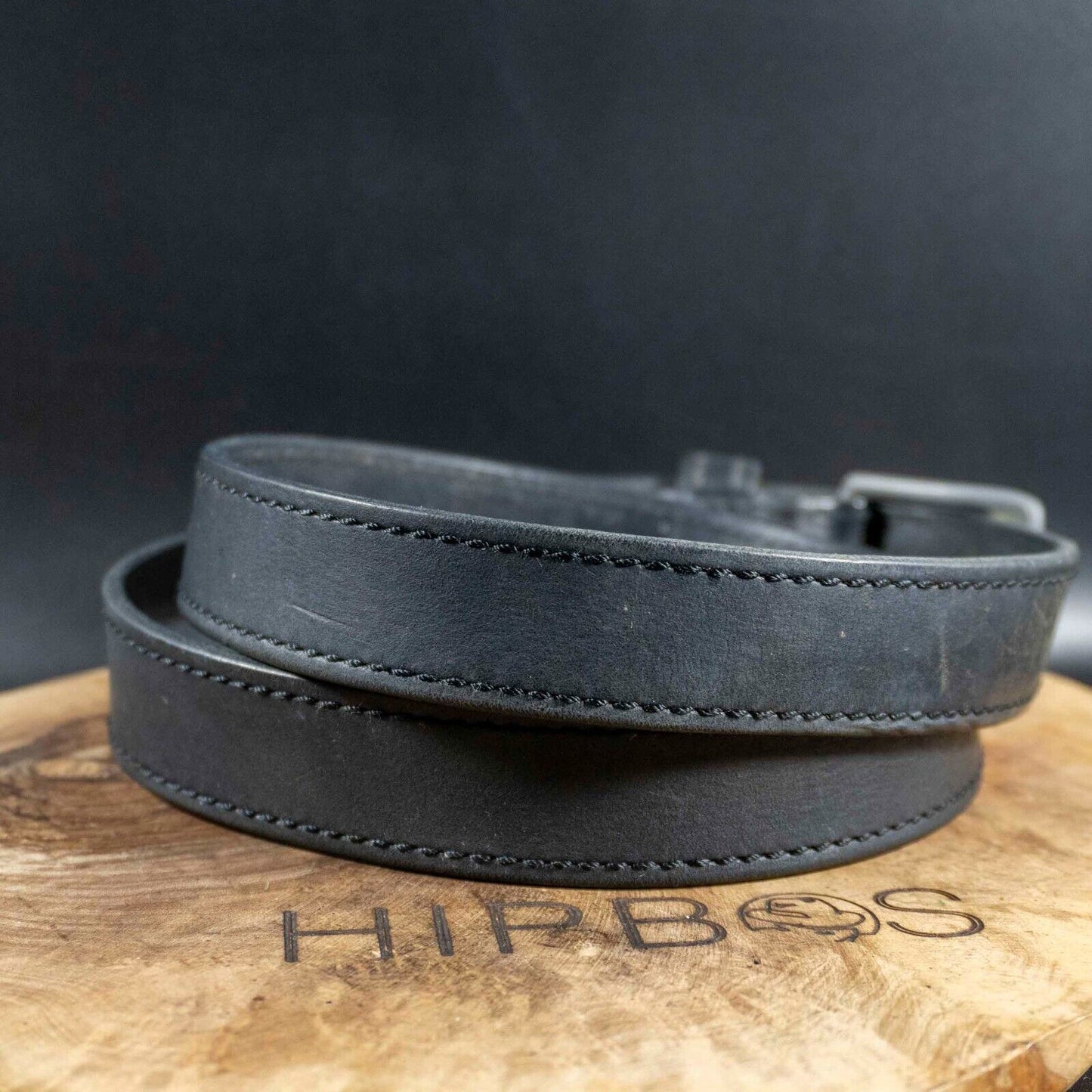 Marks and Spencer Mens Belt Vintage M&S Leather Jeans Belt Black Size 34