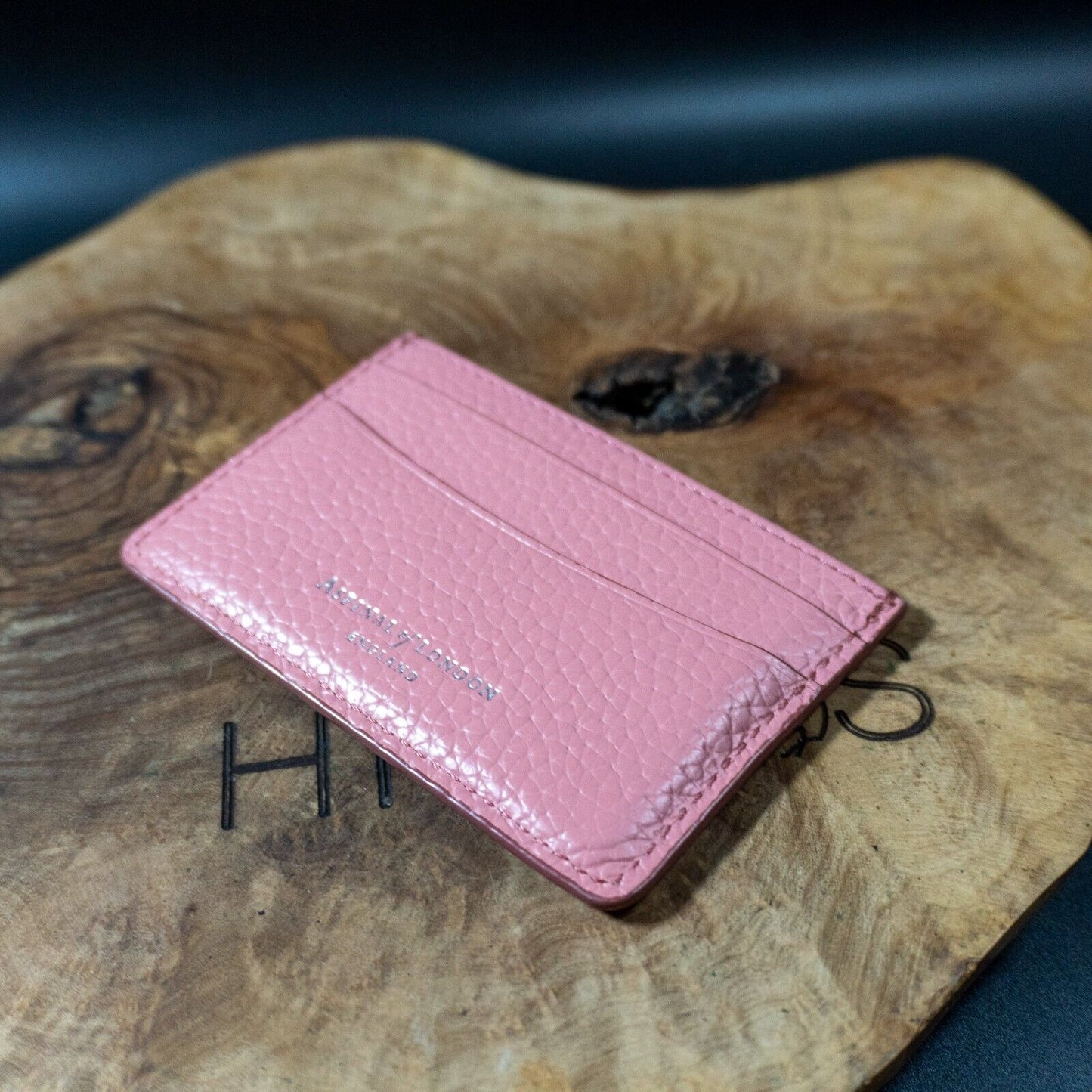 Aspinal of London Womens Wallet Leather Card Holder Wallet Pink