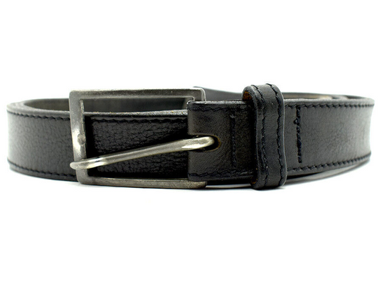 Eddie Bauer Mens Belt Vintage Leather Jeans Belt Black Size 40