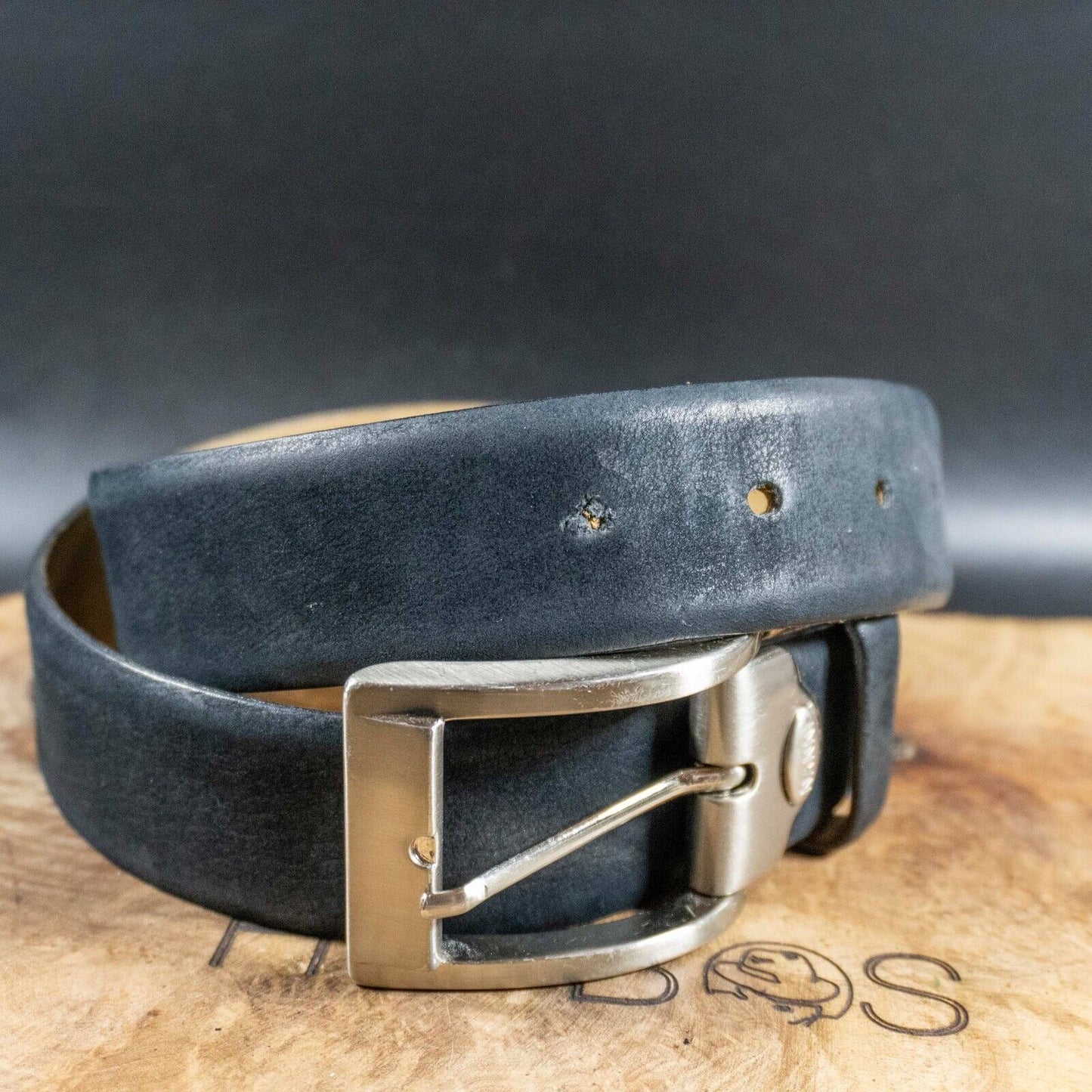 Nanni Mens Belt Vintage Leather Belt Jeans Belt Authentic Size 30