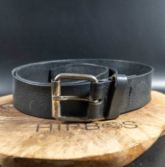 H&M Mens Belt Vintage Mens Leather Belt Jeans Belt Black Size 34