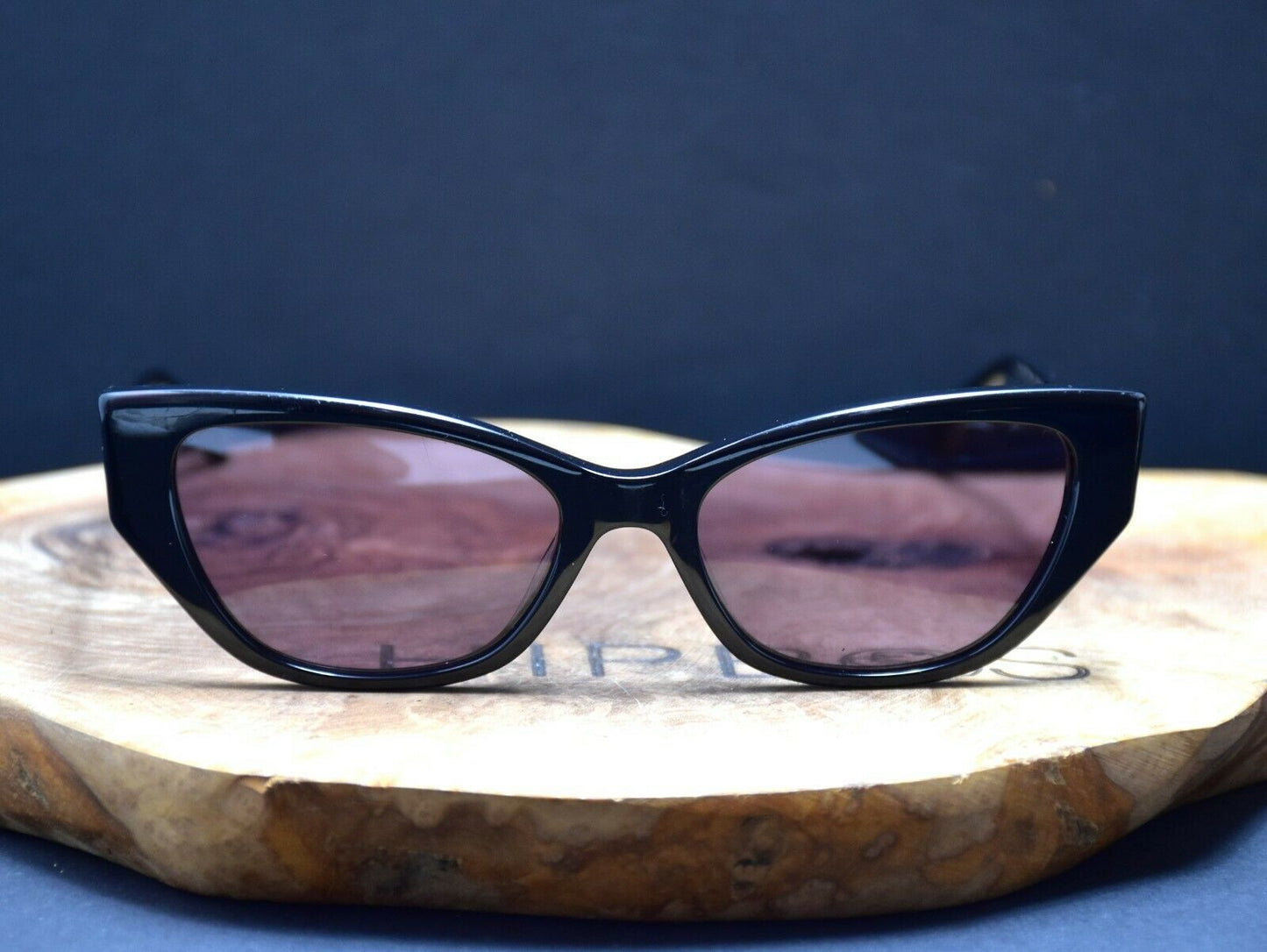 EPOKHE Wire Womens Sunglasses Handmade Acetate Sunglasses Black Frame - VintageThing