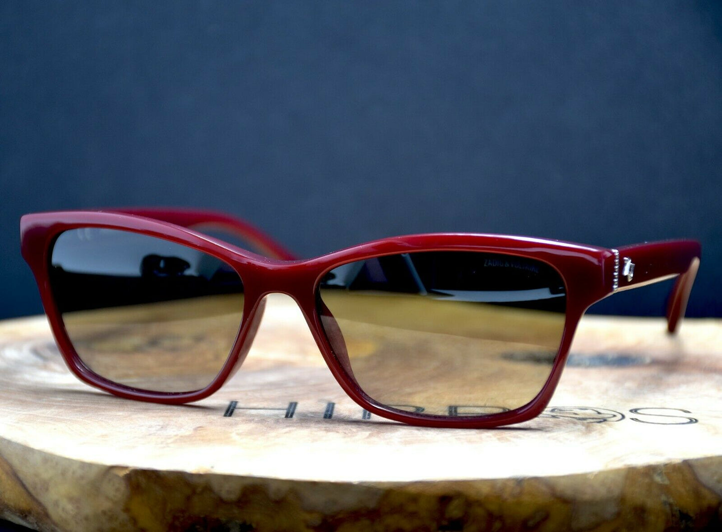 Zadig & Voltaire SZV012 Women Gradient Sunglasses Red Frame Brown Lenses - VintageThing