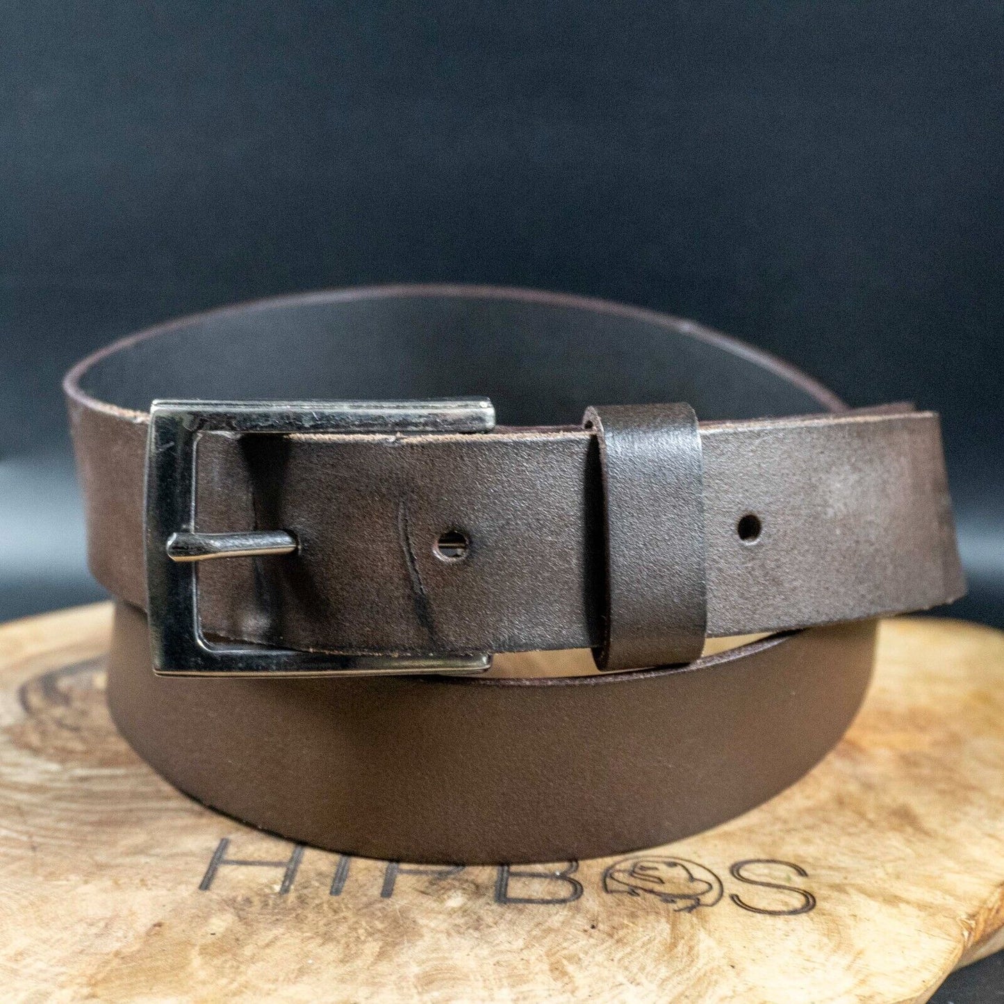 Levis Mens Belt Vintage Leather Belt Jeans Leather Belt Brown Size 38