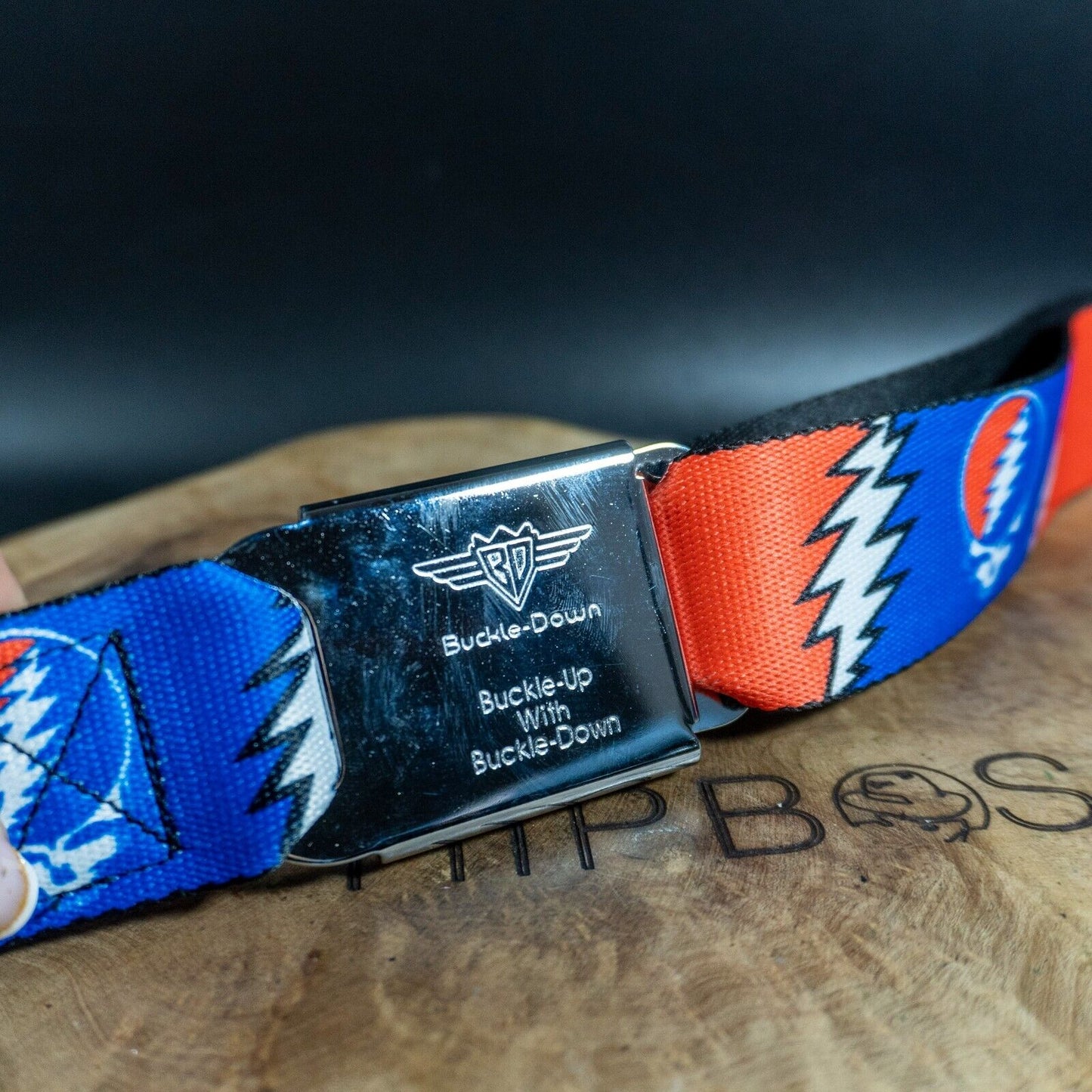 Buckle Down Fabric Webbing Belt Steal Your Face Seatbelt Belt Regular 24"-38" - VintageThing