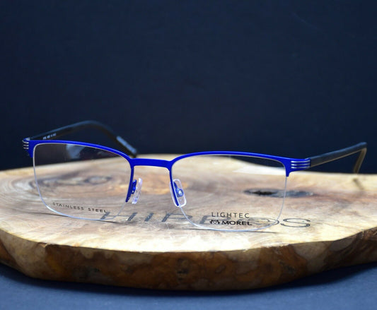 Lightec by Morel Mens Eyeglasses Optical Frames Glasses Spectacles 30129L BN08 - VintageThing