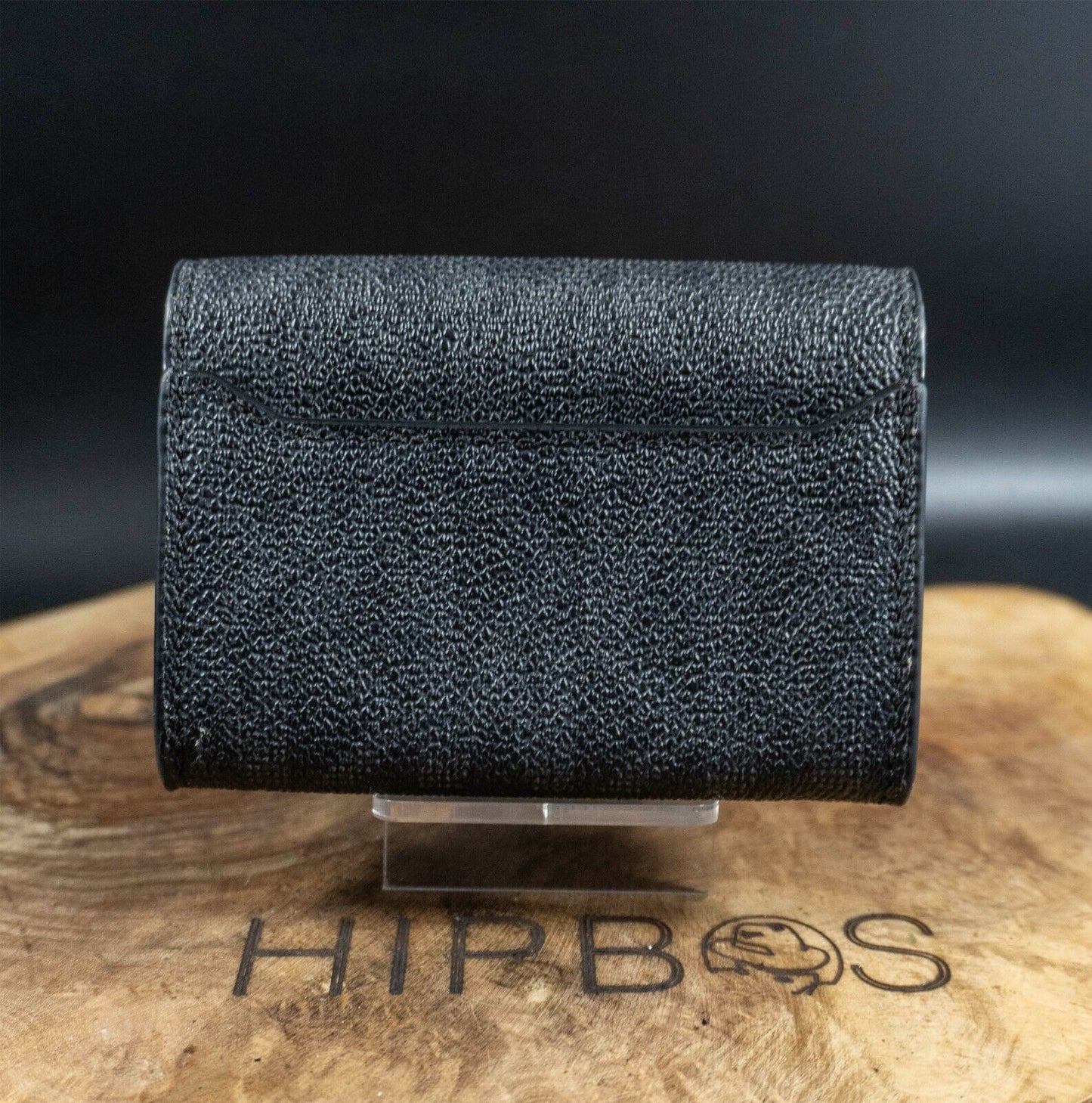 Michael Kors Authentic Mens Leather Card Wallet Business Card Holder Black