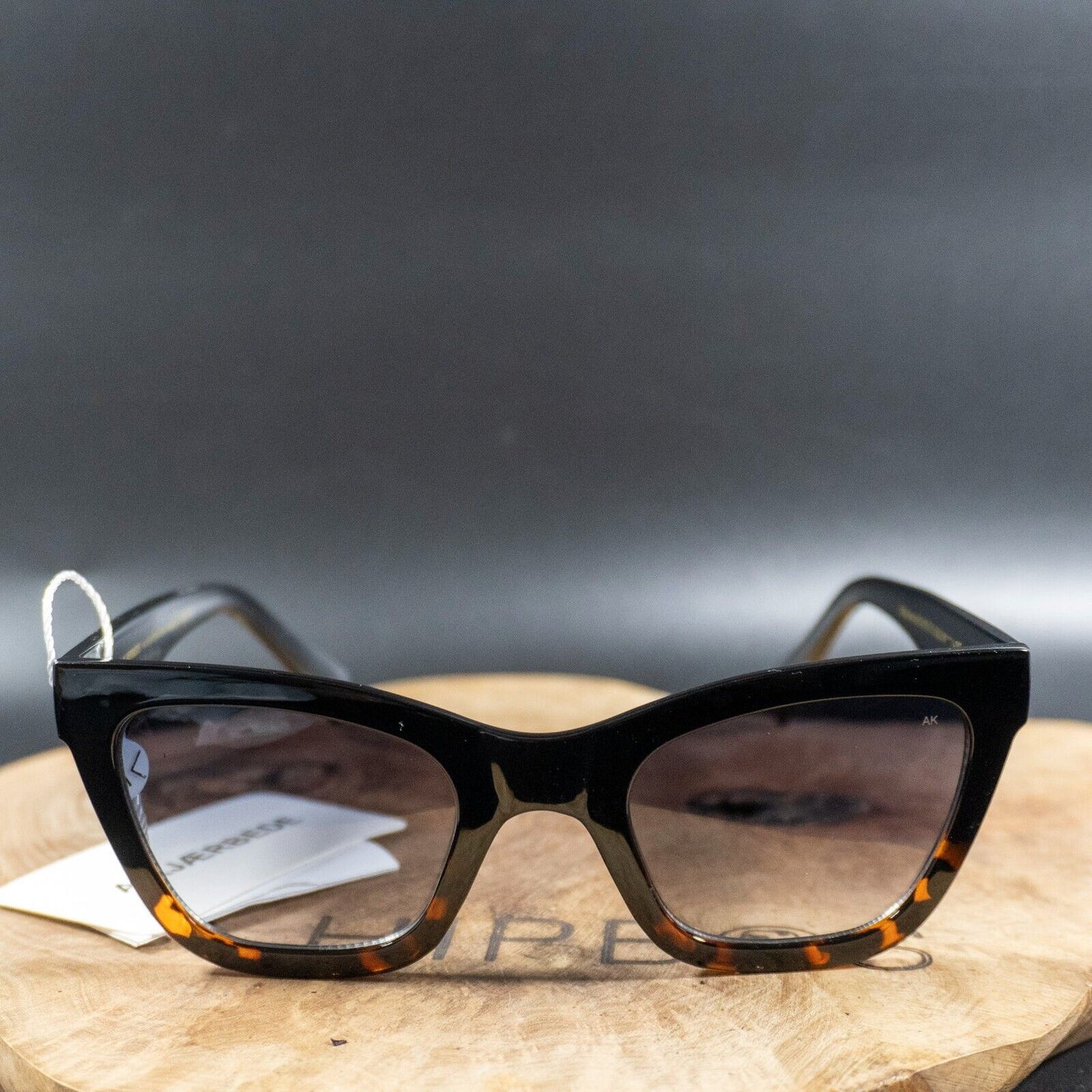 A. Kjaerbede Womens Sunglasses Big Kanye KL2103-004 Black Frame Black Lenses - VintageThing