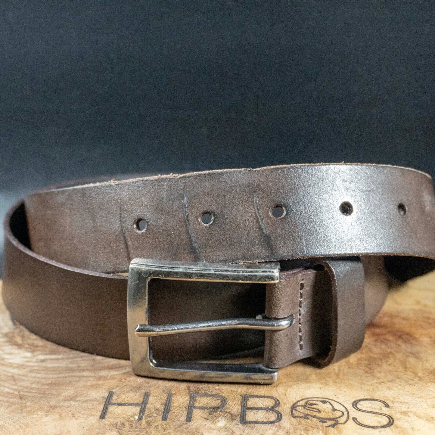 Levis Mens Belt Vintage Leather Belt Jeans Leather Belt Brown Size 38