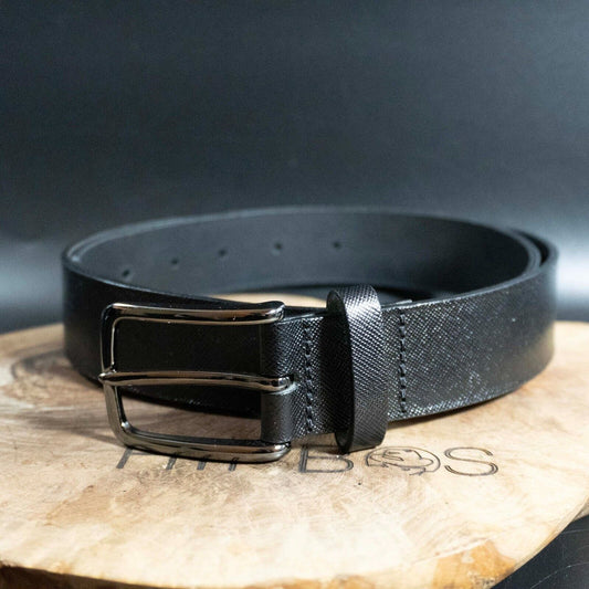 Roma Belt Co. Mens Belt Leather Jeans Belt Black Size S (32")