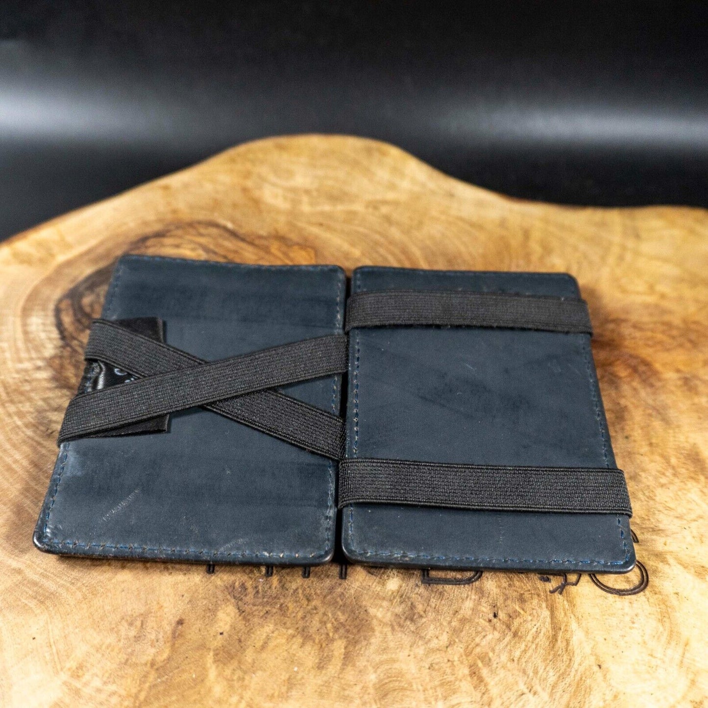 Pepe Jeans Mens Card Holder Vintage Leather Card Holder Wallet Black