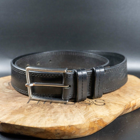 Marks and Spencer Mens Belt M&S Leather Jeans Belt Black Size 34-36