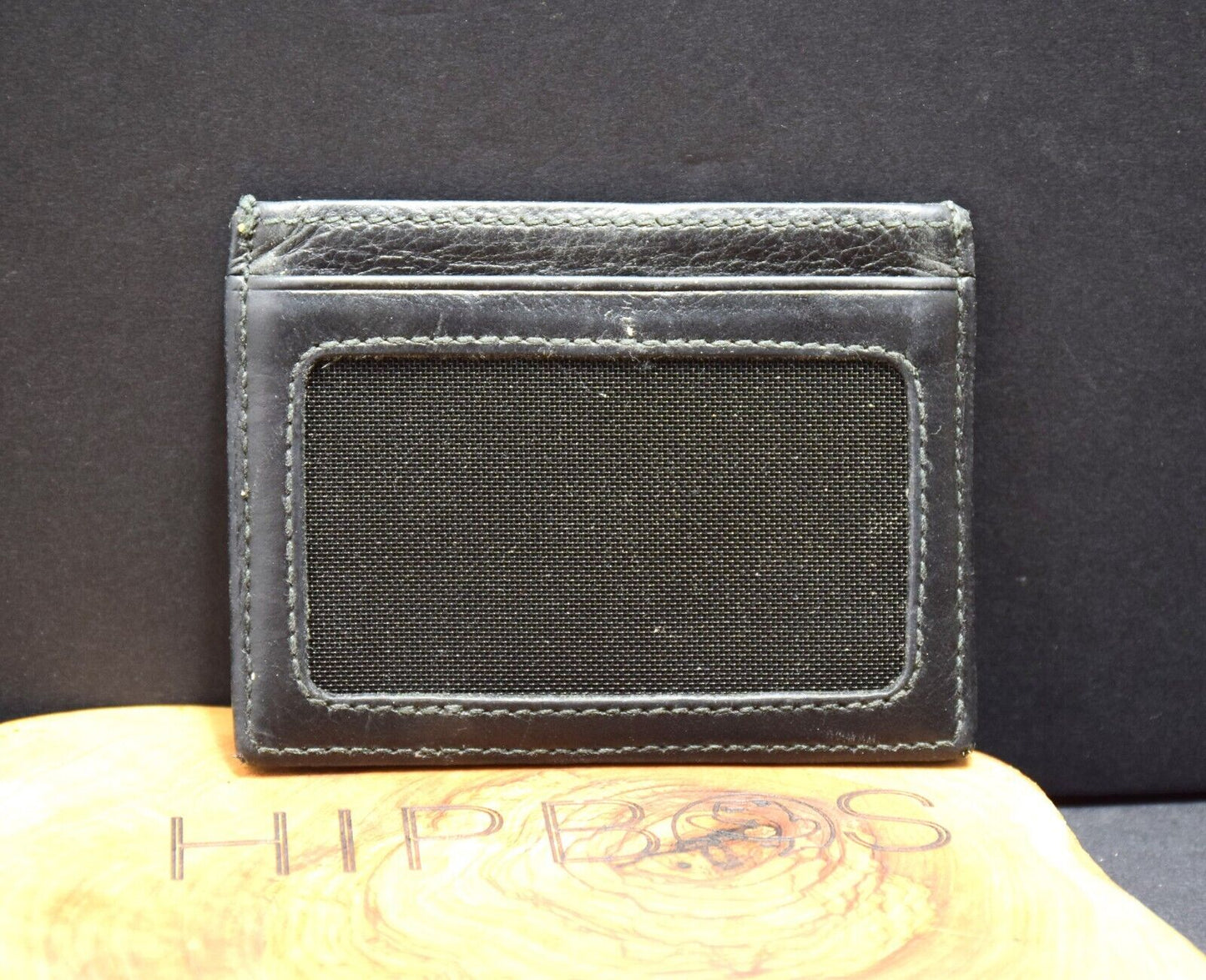 Hugo Boss Boss Orange Mens Wallet Leather Card Holder Wallet Card Wallet Black