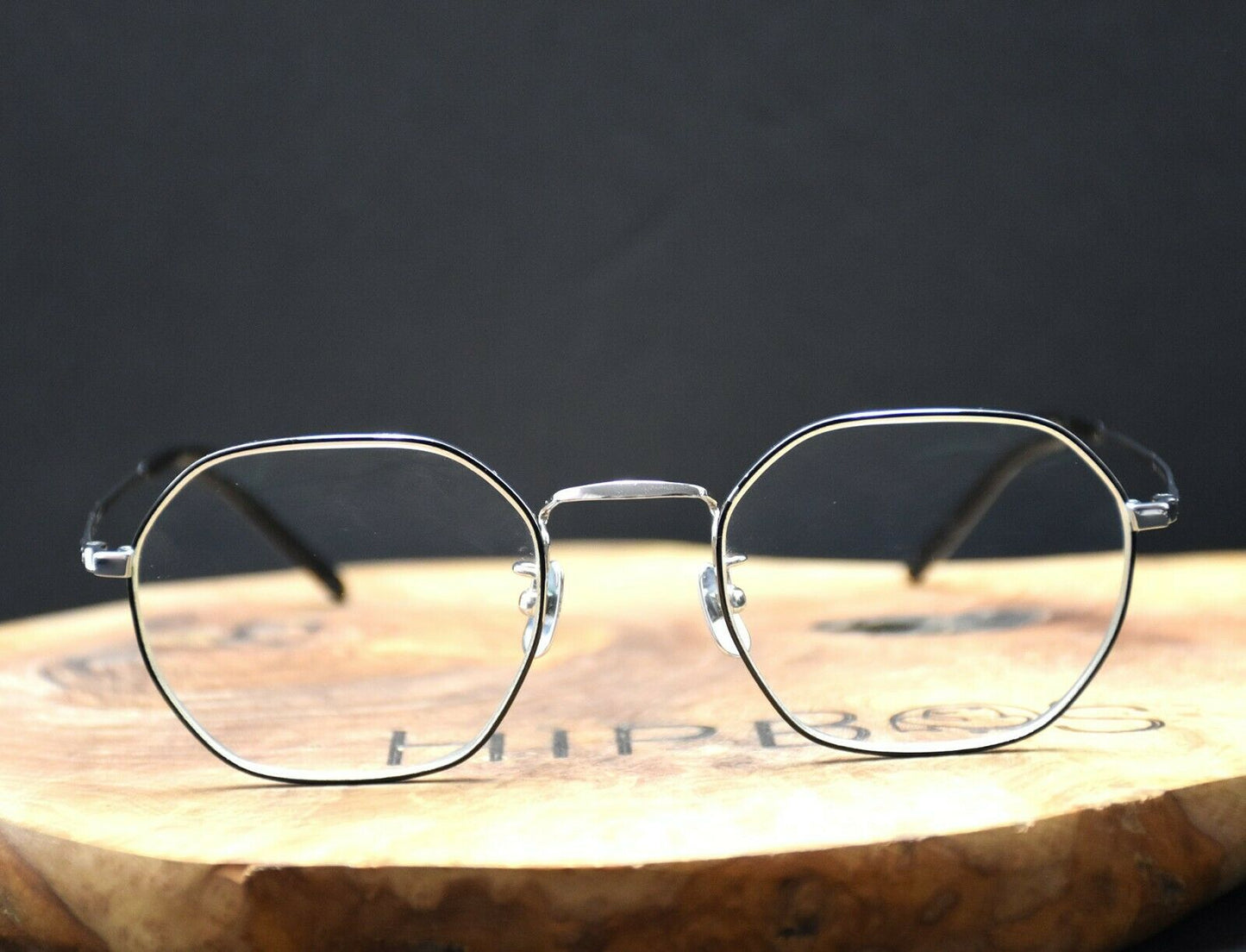 Kewa Unisex Glasses Spectacles Frames H0608 Silver Frame - VintageThing