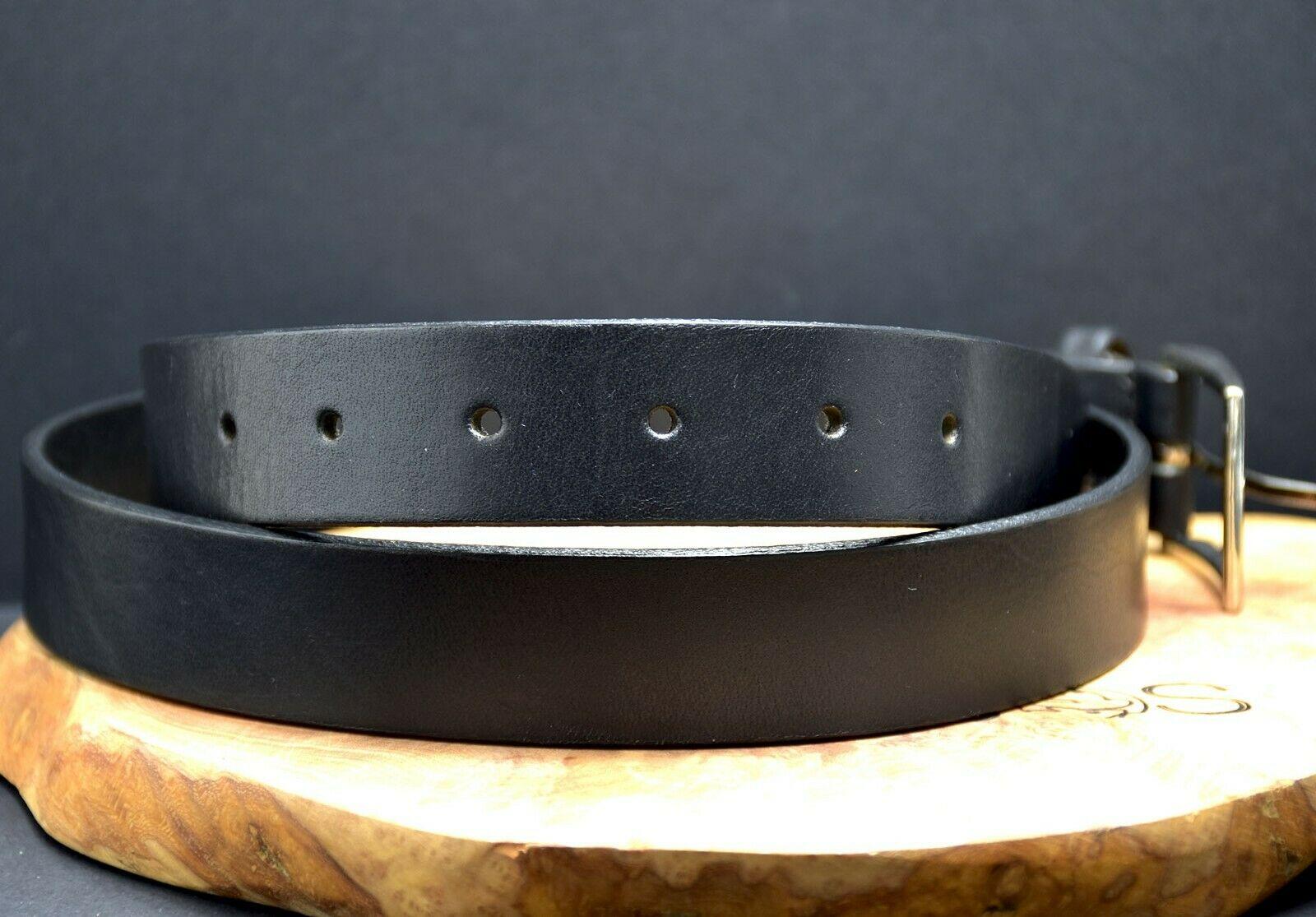 La Conga Classic Mens Leather Belt Black Size 38 - HipBos