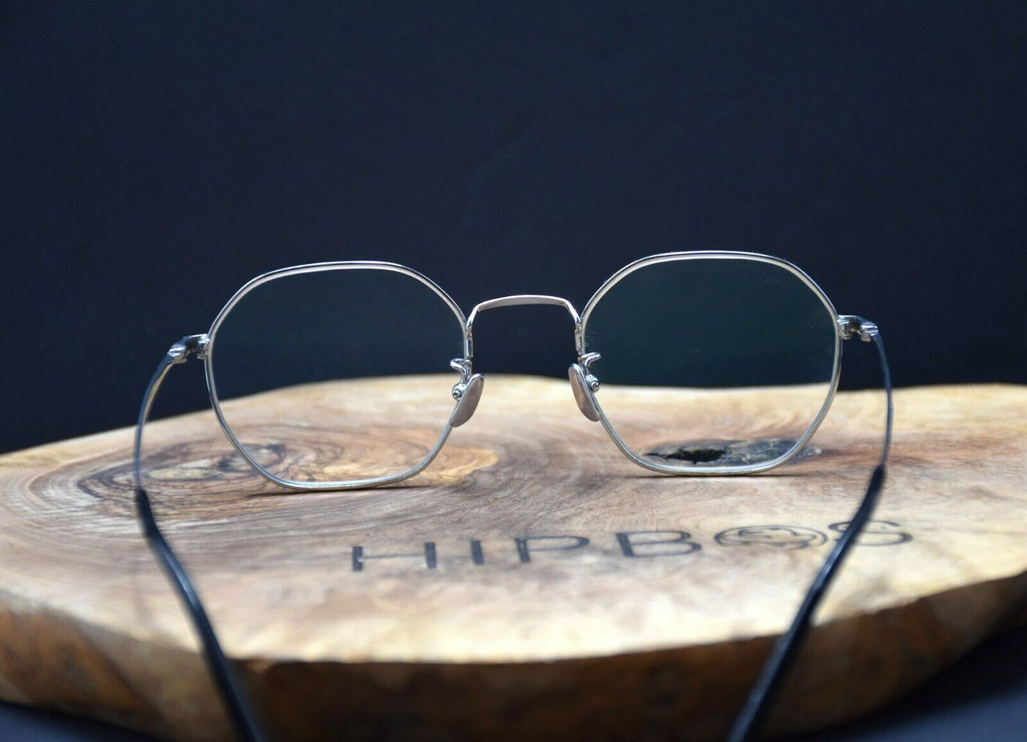 Kewa Unisex Glasses Spectacles Frames H0608 Silver Frame - VintageThing