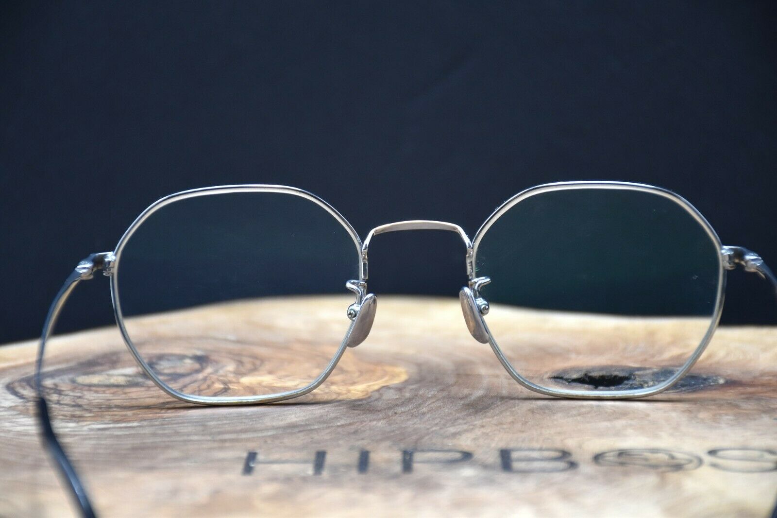 Kewa Unisex Glasses Spectacles Frames H0608 Silver Frame - VintageThing