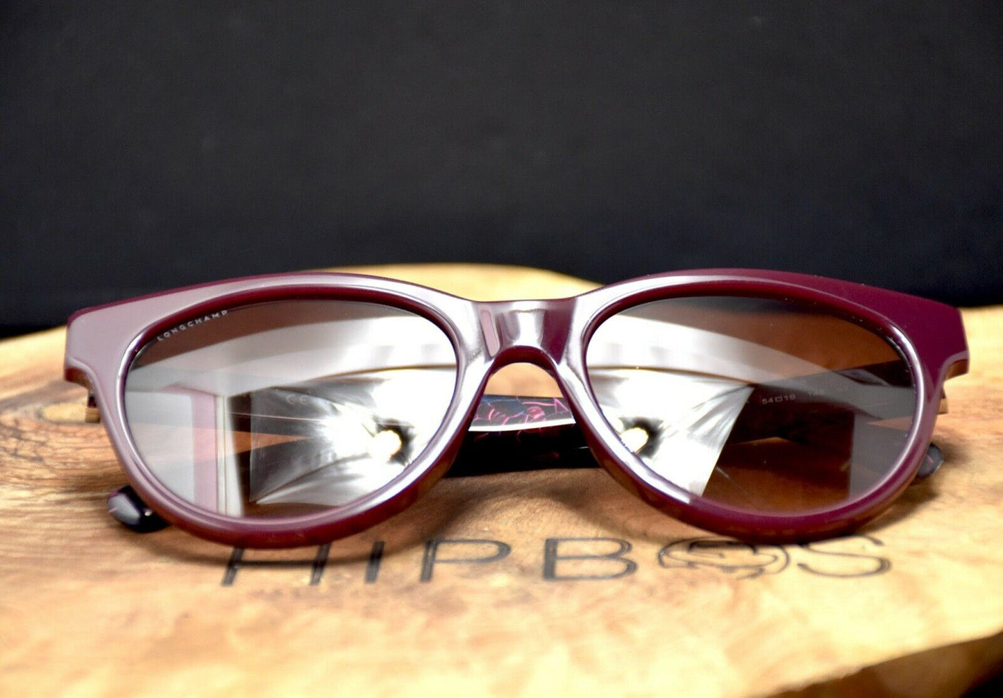 Longchamp Womens Sunglasses LO602S Violet Frame Brown Lenses - VintageThing